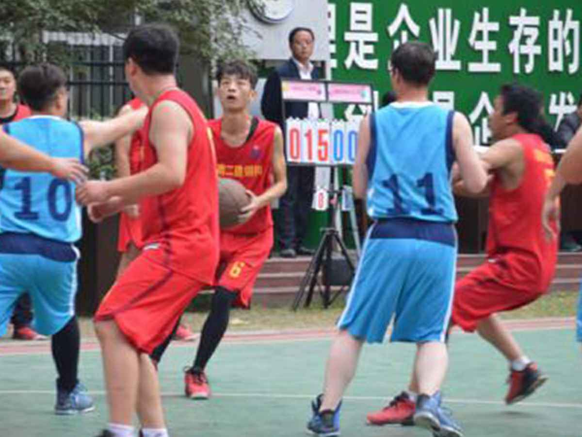 参加常州天浩自动门安装有限公司“奋进杯”男子篮球赛